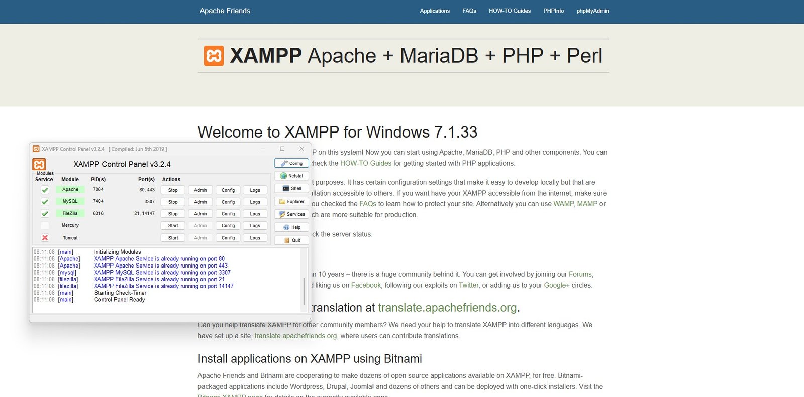 Girvi Management System — PC installation, step 2: copying GMS files, the data folder and config.inc.php into XAMPP